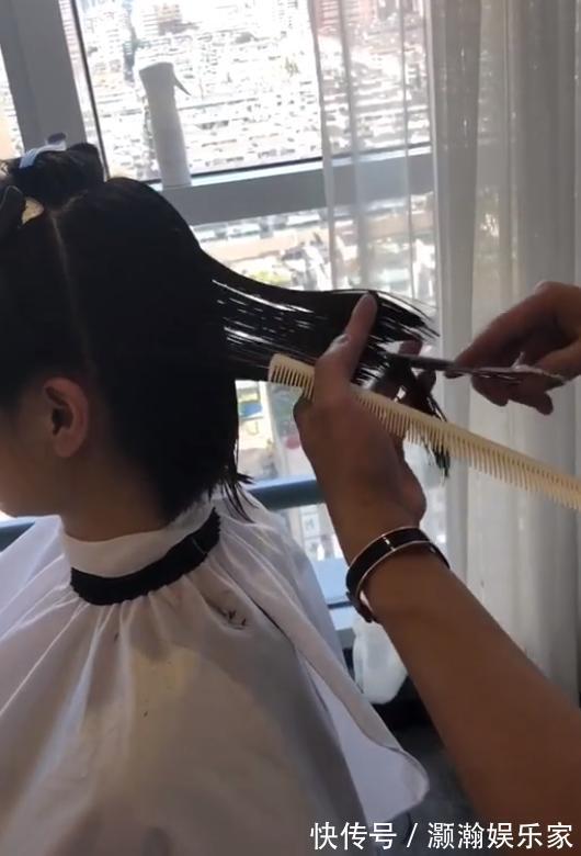发型|女生是大额头发型太丑,发型师技术过硬,做好后效果像短发的唐嫣