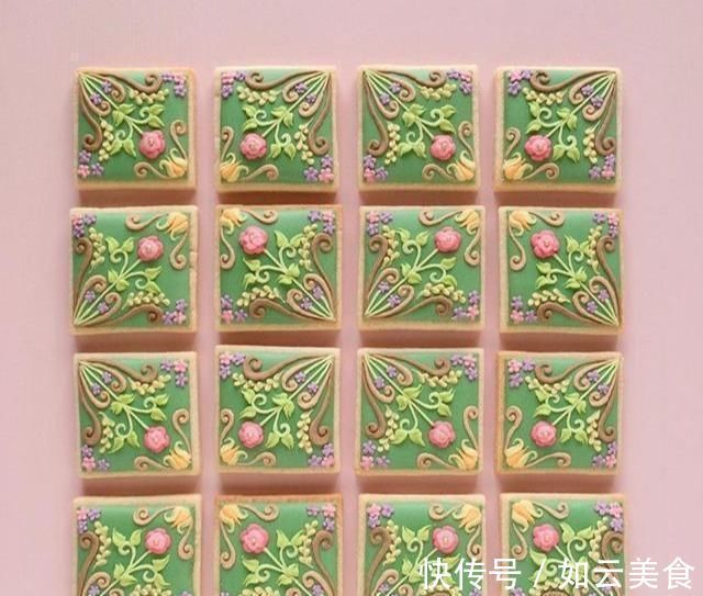 糖霜饼干|一双巧手，做出童话般的翻糖饼干，看完你会舍不得吃网友称太美