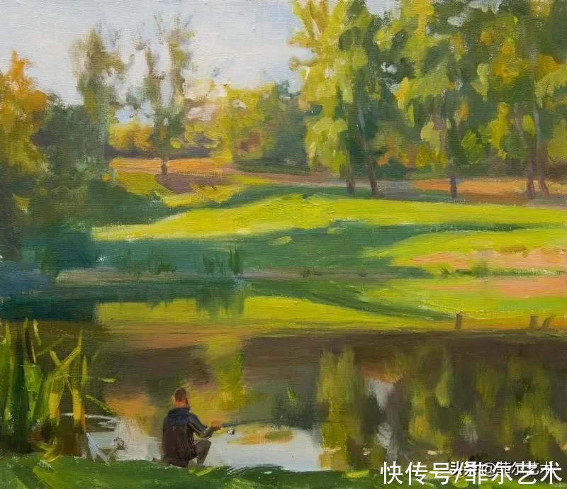 victori俄罗斯女画家维多利亚·哈尔琴科风景油画作品欣赏