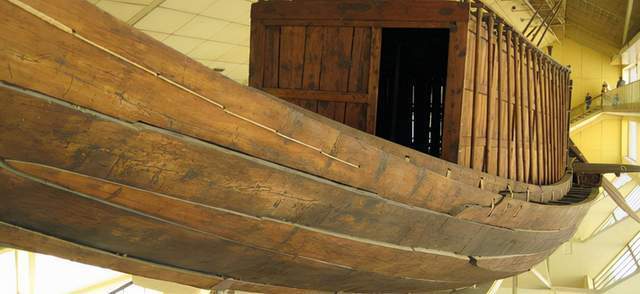 船只$埃及有件“太阳船”文物,它的结构特殊,专家用30年时间才搞明白