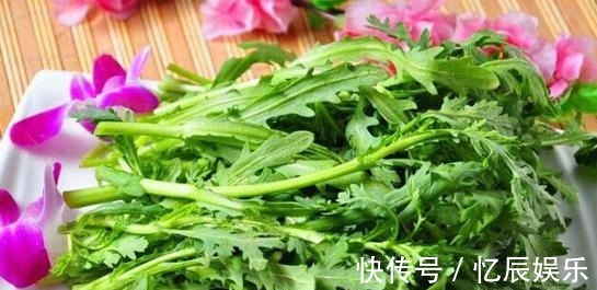 茼蒿菜|心火旺的人,可多吃此菜,清热降火,止咳化痰,增强抵抗力