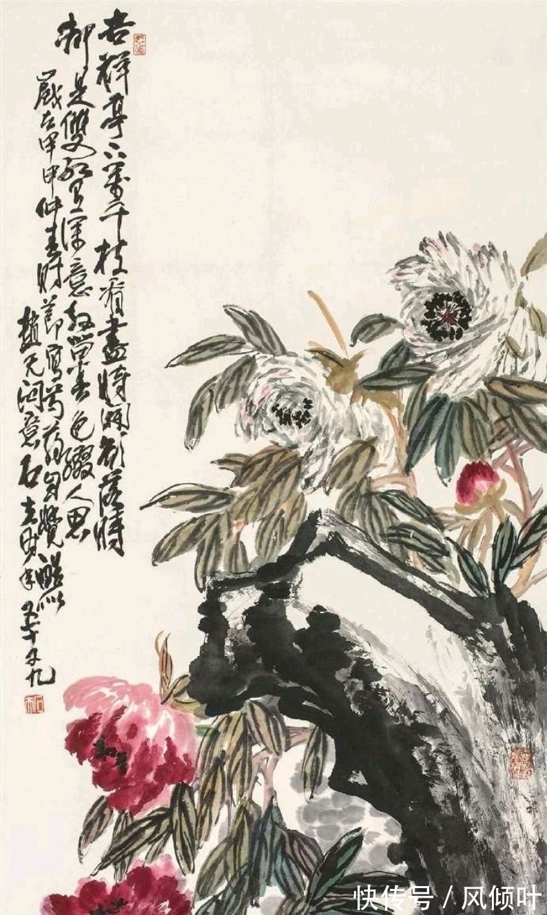 郭石夫$北京画院|郭石夫花鸟画,有书卷气的大写意