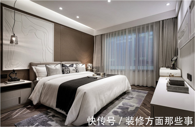 休闲|110平港式设计,居然把主人房设计为开放式的空间