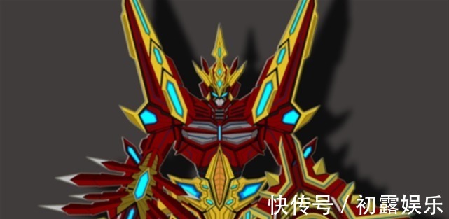 五帝王|奥特曼自制版机甲五帝王,眼Q成装甲盾牌,8翼翅膀诠释霸气