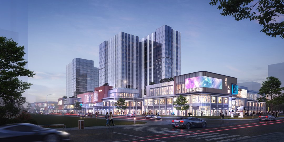 综合体|江宁禄口综合体效果图正式发布,疑似打造合生广场