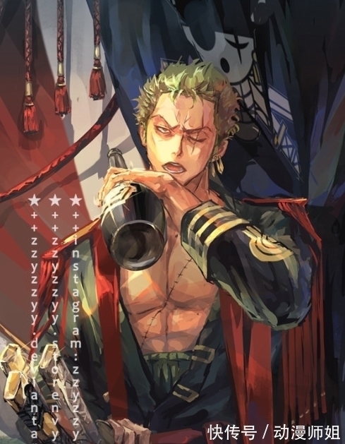 制服控|海贼王主角们穿起制服后的画风,娜美身材诱人,山治成严厉的长官