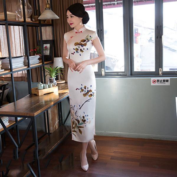 真丝|传统旗袍已经过时了,“改良旗袍”正流行,快给妈妈选一件