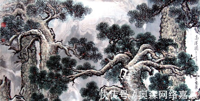 秦岭云&秦岭云、史正学、曾宪荣、周涌泉、刘培国画作品