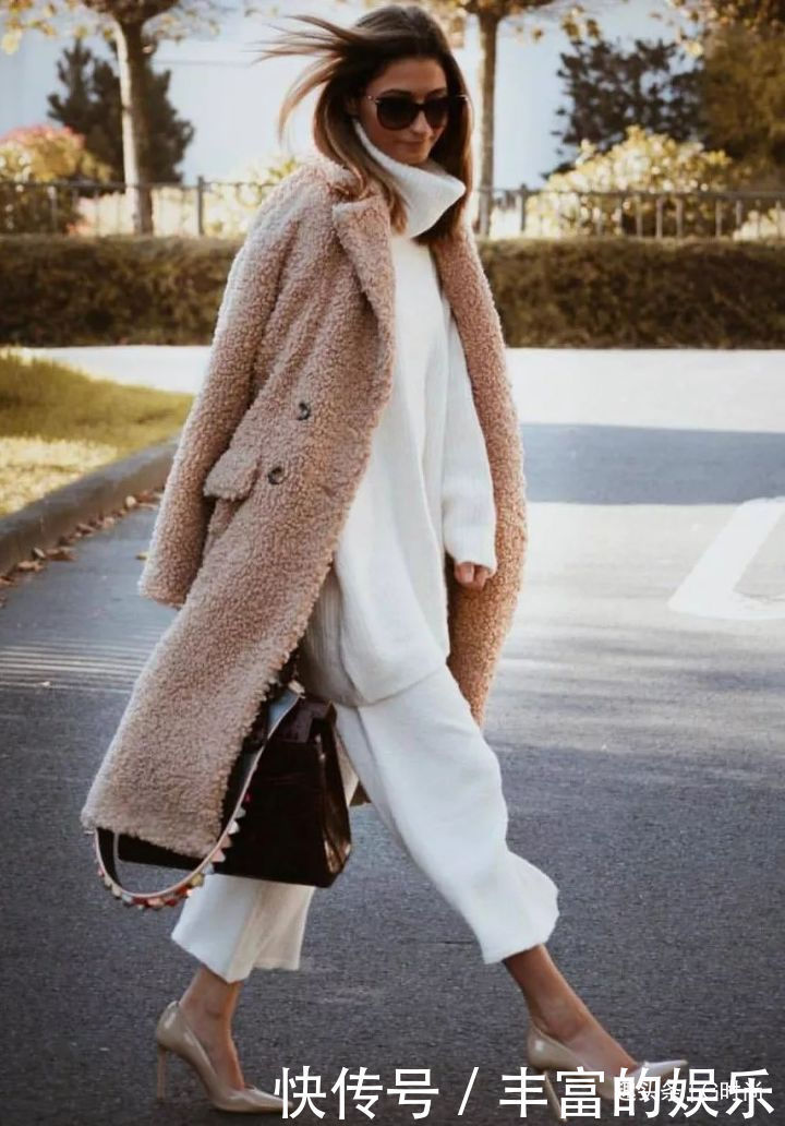 冬天就要把自己裹得毛茸茸的,时尚保暖的泰迪熊大衣不容错过