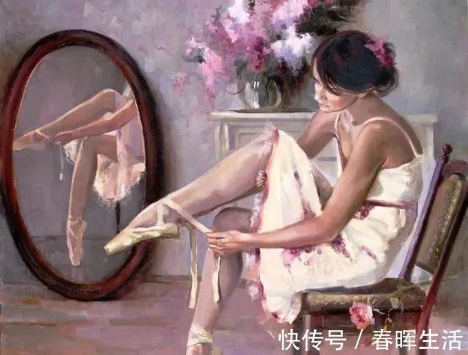 irene@她的油画有一种惊艳脱俗的美,乌克兰天才女画家艾琳·谢里