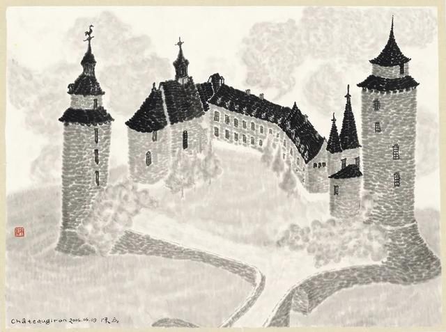 园林山水画@「津门网」清灵高雅|陈磊的园林山水画