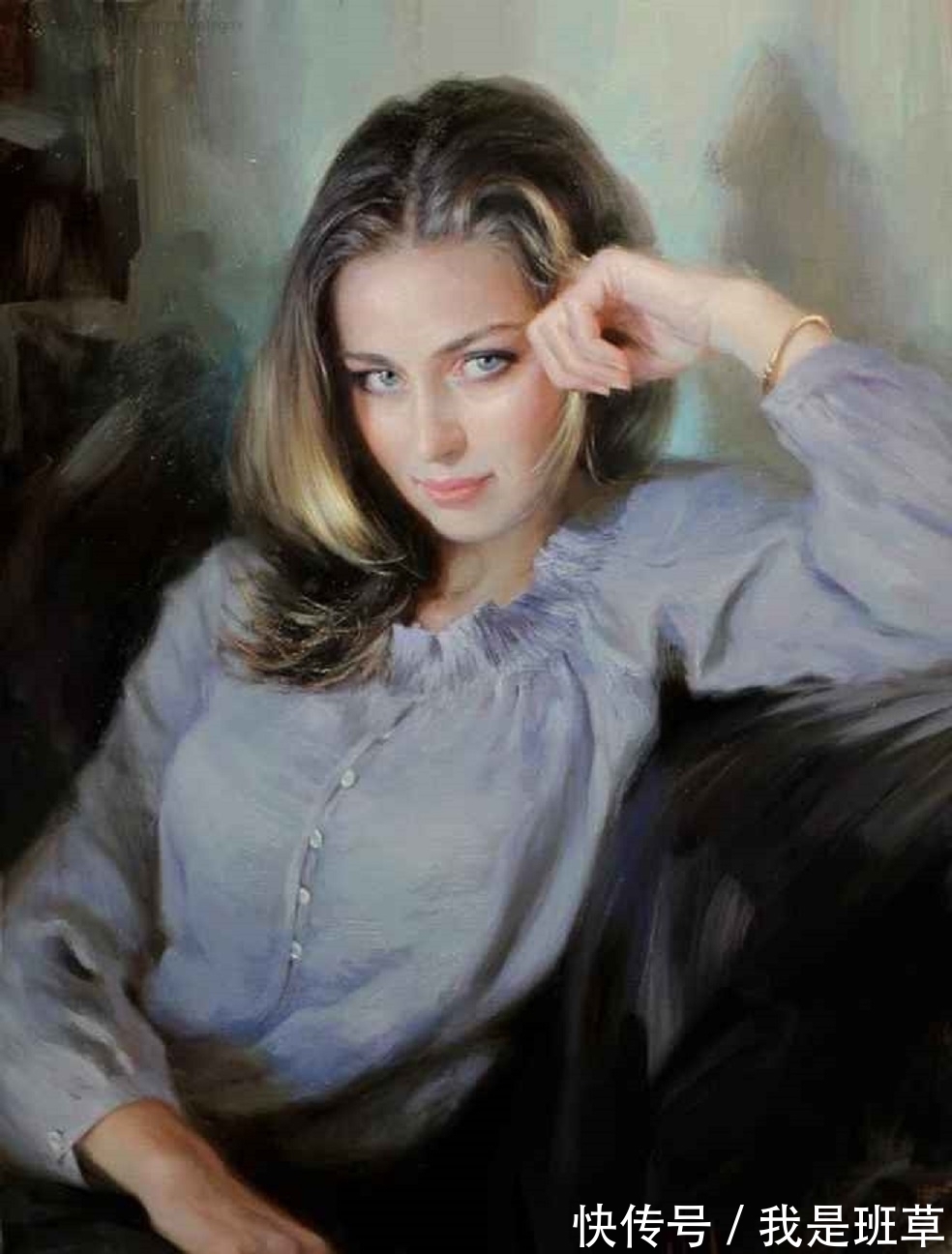 绘画@前苏联大兵艺术家心中对女性的讴歌与赞美,沃列戈夫的女性人物画