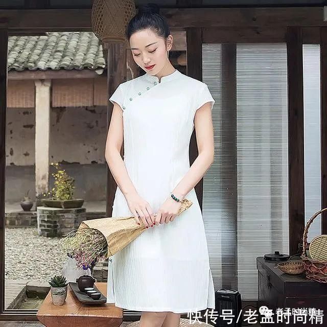 鱼尾|微胖身材穿什么好看?唯美改良旗袍裙，显瘦又漂亮