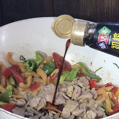 瘦肉|辣椒麻花炒肉片