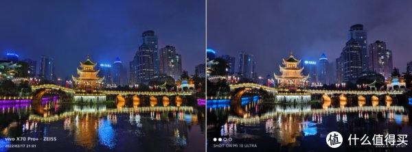 夜景|手机拍照对比 篇二：VIVO X70Pro+开箱，且与老机小米10Ultra对比拍照-下篇（夜晚）