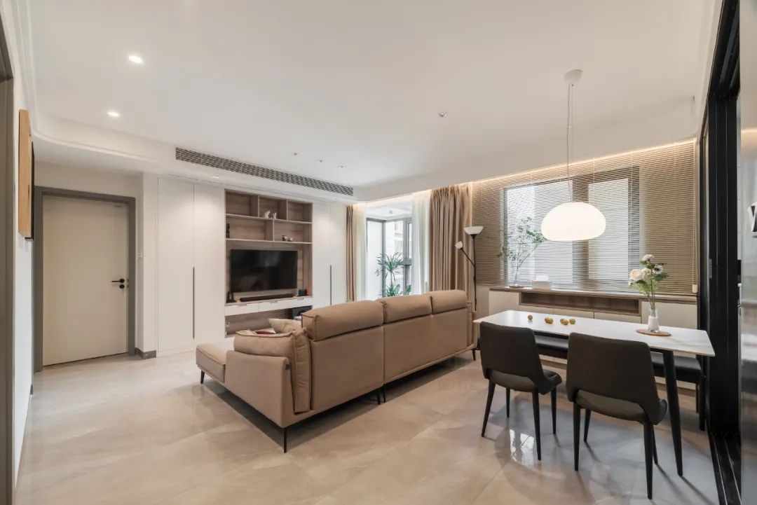 套房子|109㎡现代简约,淡雅恬静,90后的婚房,甜得令人羡慕