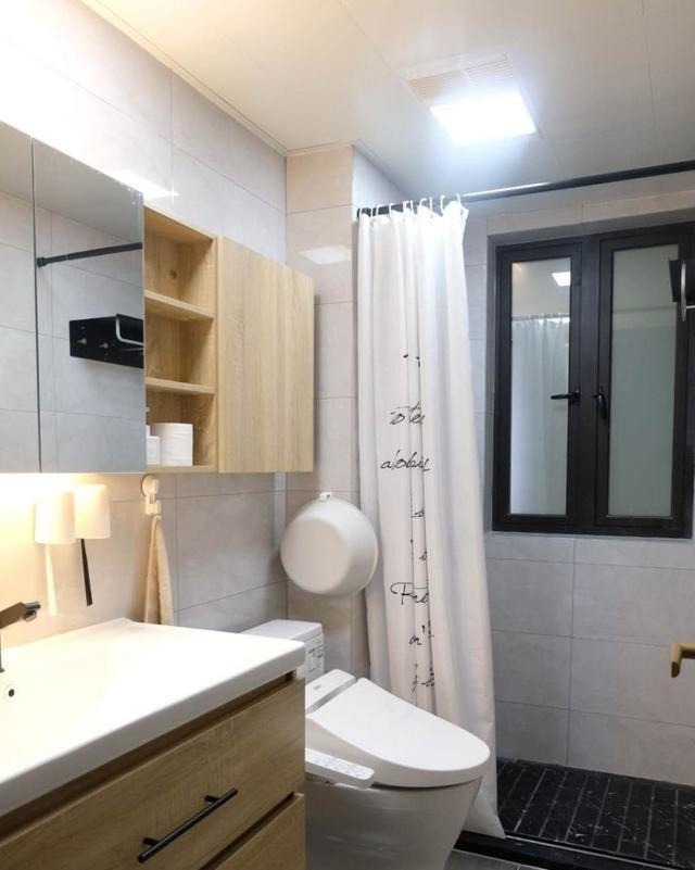 淋浴间|等我买第二套房,卫生间不装马桶,也不装洗漱台,这样设计更实用