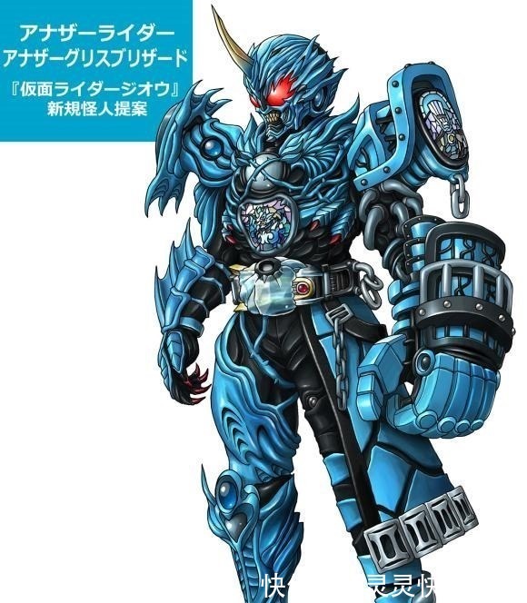 假面骑士大神绘制的异类形象老檀压迫感十足,红爹再次燃烧心火