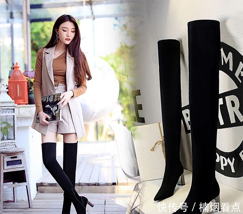 超高跟绒面|女人最爱的丝袜,一定要配“高跟鞋”穿,瞬间变成气质女王范