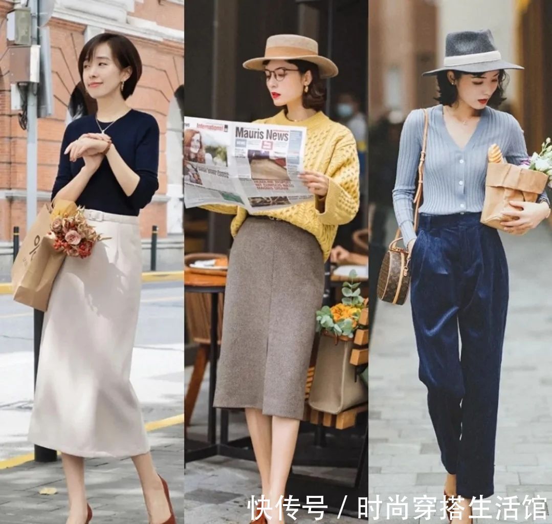 穿搭|早晚温差过大?试试这轻熟风穿搭,简约大方又高级,适合40岁女人