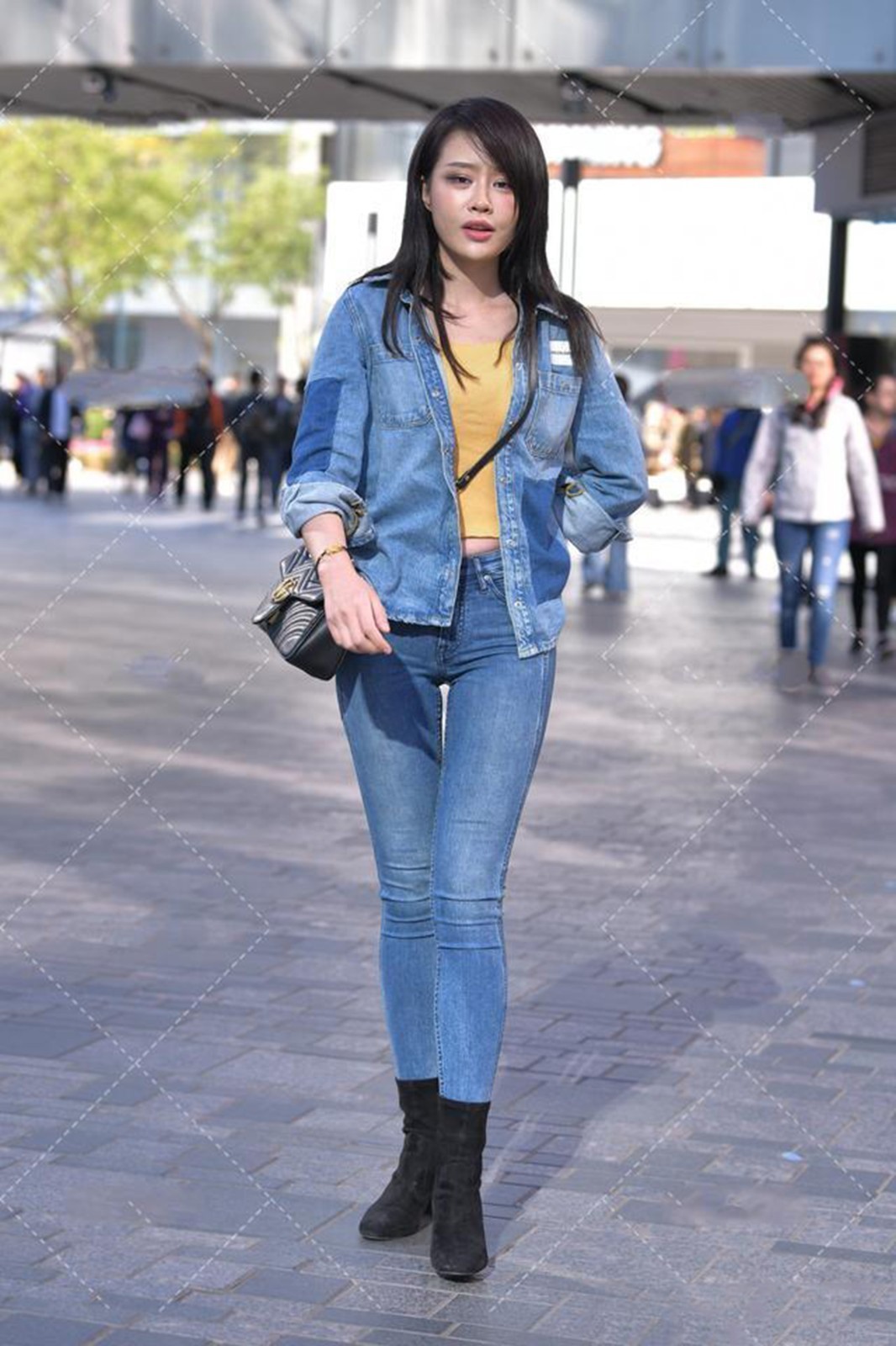 套装|懒人必备的“牛仔套装”穿搭, 简约时髦, 个性十足!