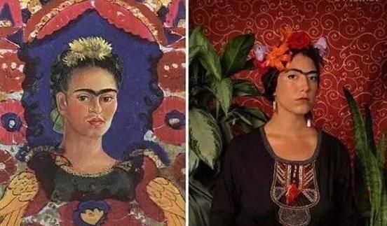 非常有趣的世界名画模仿照,哪一个模仿得最像,他是梵高本高吧?