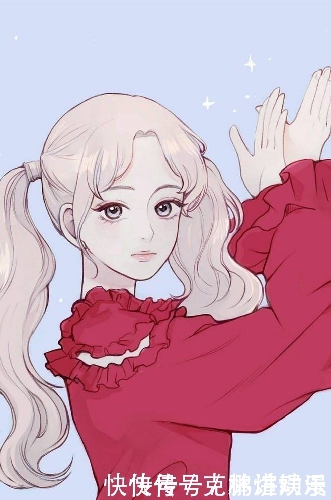 少女心|一组少女心十足的好看插画,很适合做卡通动漫头像哦!