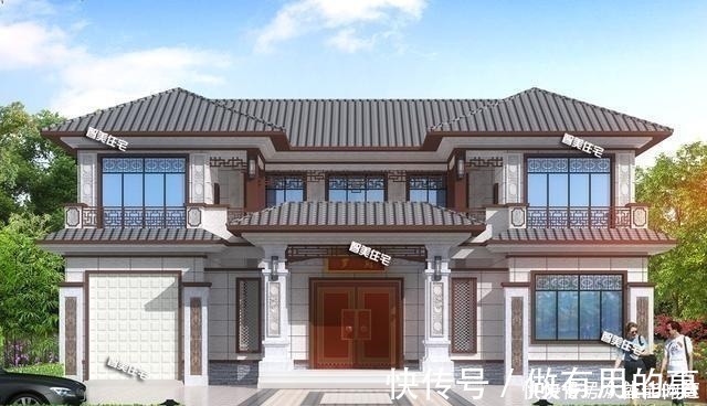 住宅|18×12.6米二层中式合院，全村最美的一栋房，羡煞旁人！