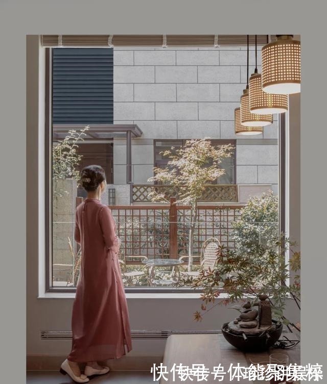 小宅|58岁小姐姐的诗意生活入户庭院，中式小宅，这才是将生活过成诗！