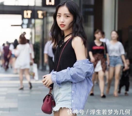 短裤|“心形”短裤真火,大长腿只是其一,大胆女生真“大胆”!