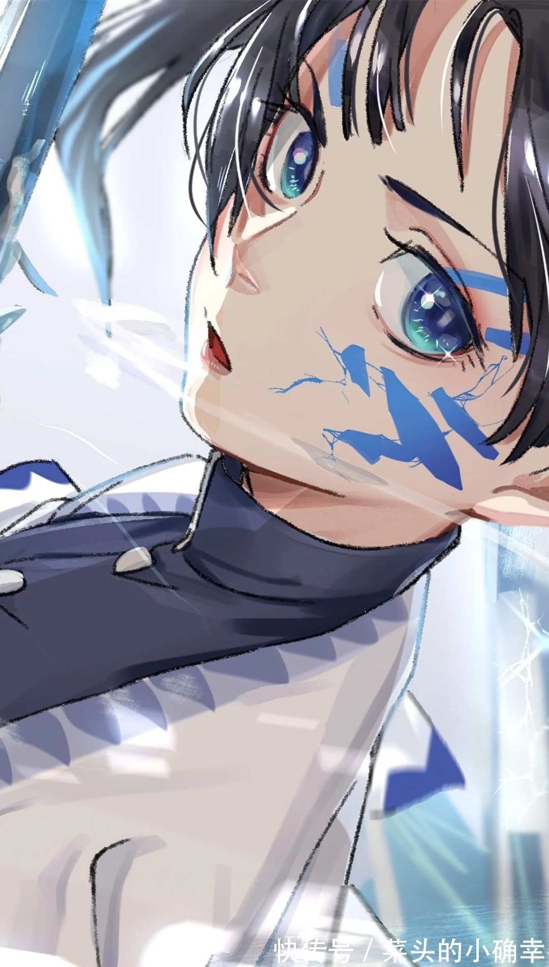 神崎葵|《鬼灭之刃》神崎葵,动漫全面屏壁纸,害怕战斗的邻家女孩