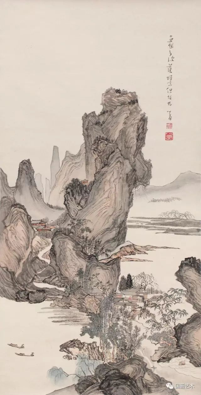 张大千&溥儒画舟，千姿百态