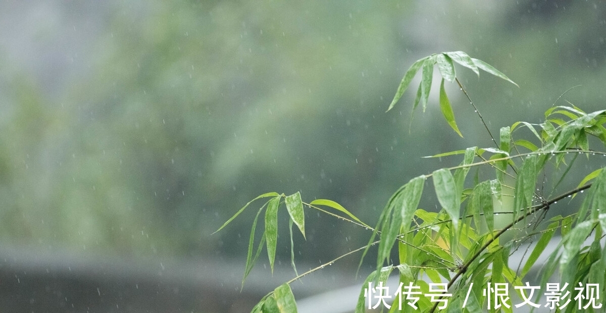 凄美$陆游很凄美的一首咏雨诗，每一句都充满忧愁，道尽了人生的无奈