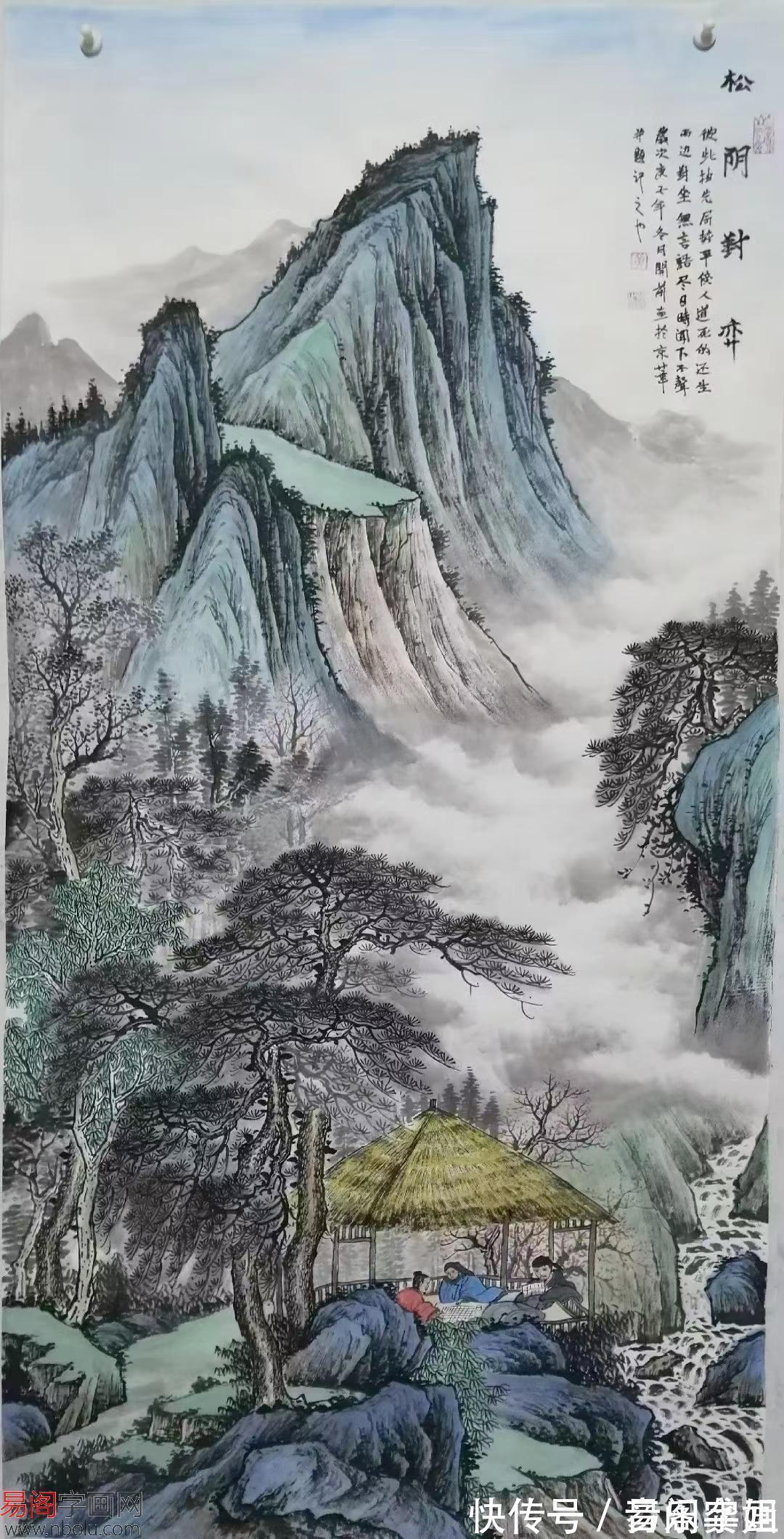 仿古&黄开前仿古山水画 凝练了国画的美 令人过目难忘