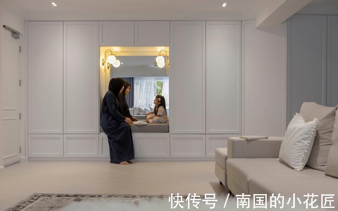隔墙|拒绝无效收纳,这次向140㎡借鉴,柜子代替隔墙,多10㎡收纳不止