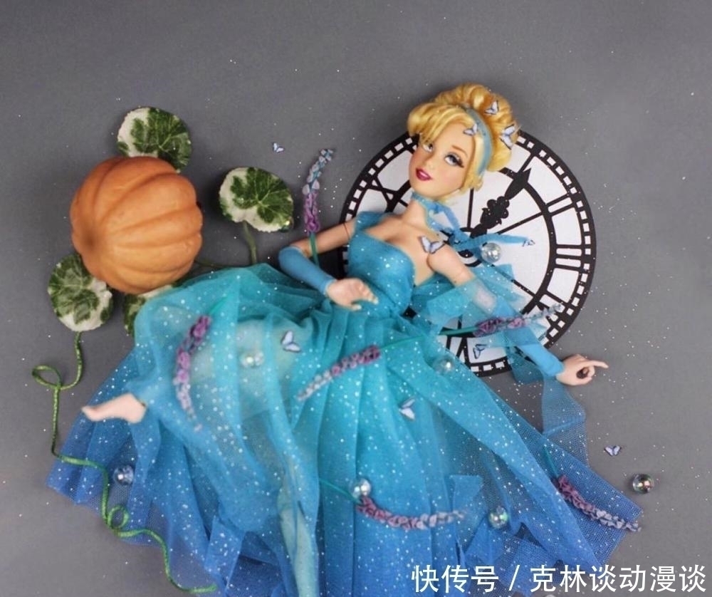 少女感|粉丝自制迪士尼“芭比公主”睡美人粉色纱裙真吸睛,少女感爆棚