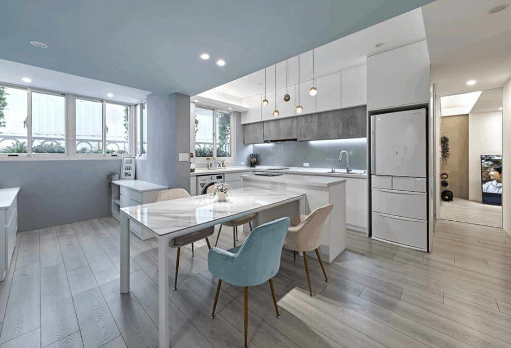 老婆|35 年92㎡老房大改造：超好看的北欧小清新，老婆喜欢得不行！