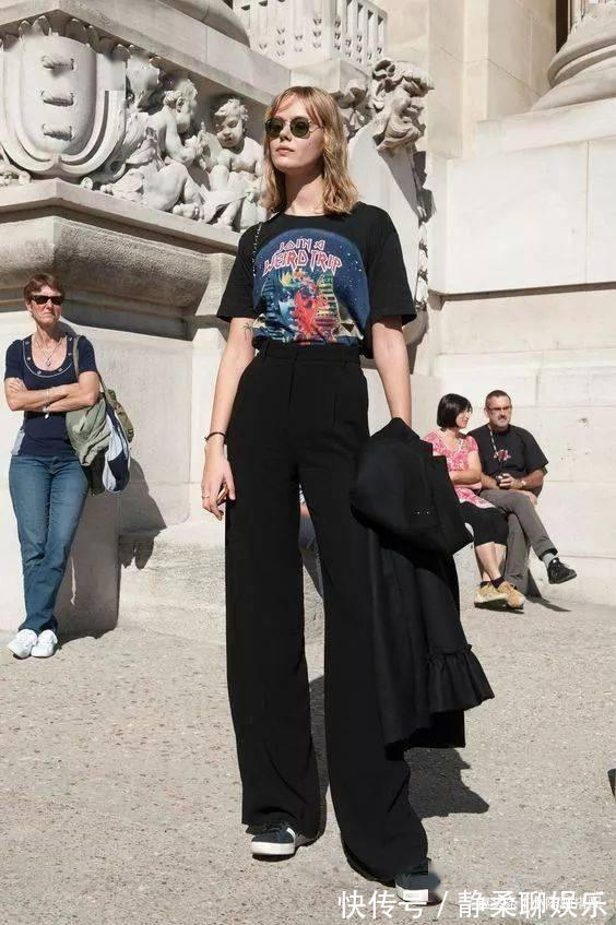 低腰裤 腿粗的女生不要愁,阔腿裤洋气又高级,穿对了不仅显瘦腿还长