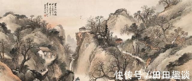 水墨|海派艺术家大家吴石仙经典水墨山水画作品欣赏