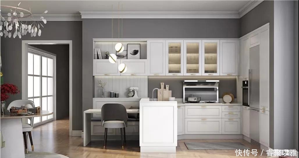 ps|看上去一尘不染的厨房，大家都用了这几种配色~