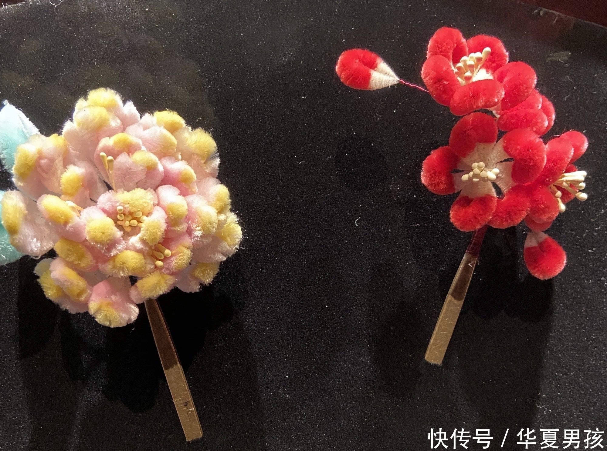 京剧旦角头上戴的