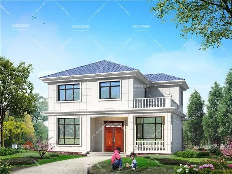 二层|两款占地90平左右二层别墅,造价20来万,农村人人都盖得起