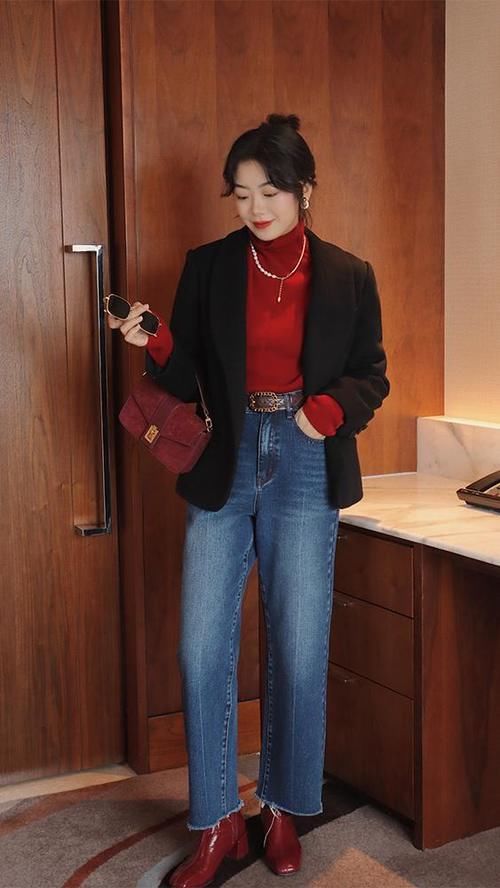 今年流行的红色单品的穿搭指南,时髦洋气,跟着穿就对了!