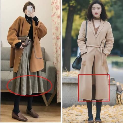 下装这样搭，冬季大衣穿搭气质加倍，温柔大方又减龄