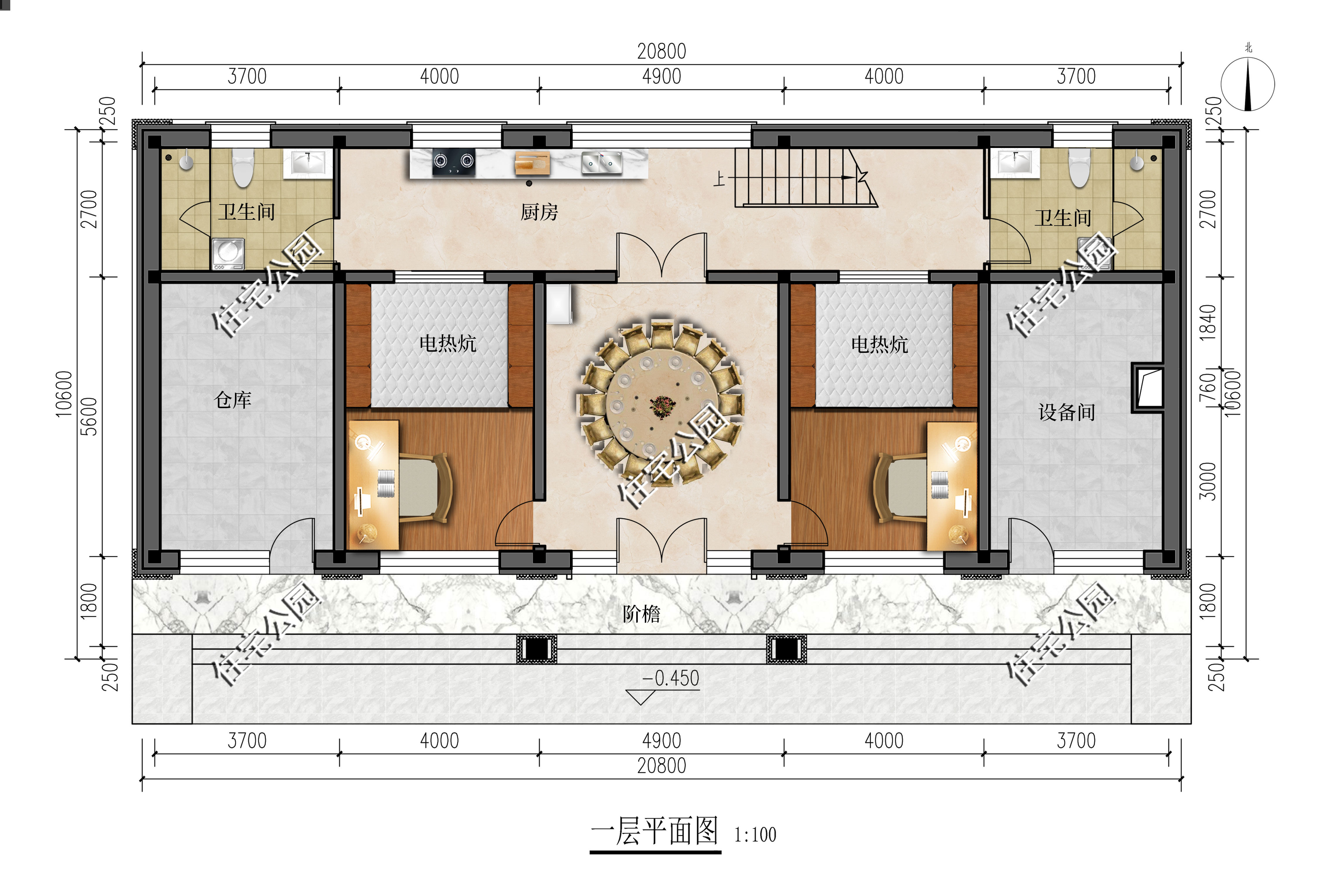 小知识|有暖炕有仓库,这样的20×10米欧式别墅,农村盖一栋面子十足