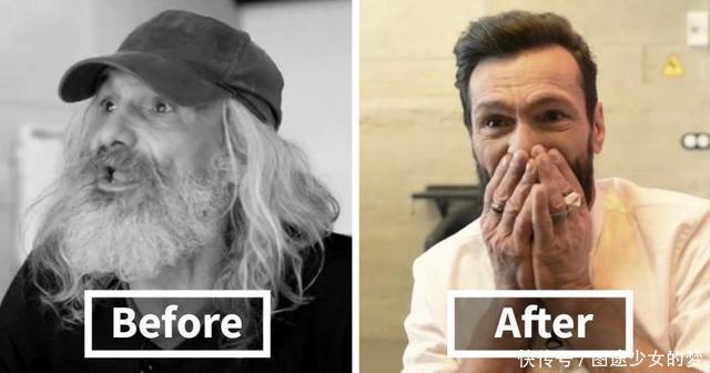 安东尼|西班牙发型师给流浪汉理了个发,几小时后邋遢大叔变“贝克汉姆”