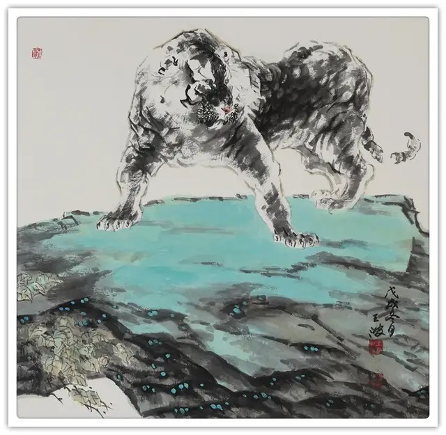 贺岁#【名家贺岁】书画家王波:2022虎年新春特刊