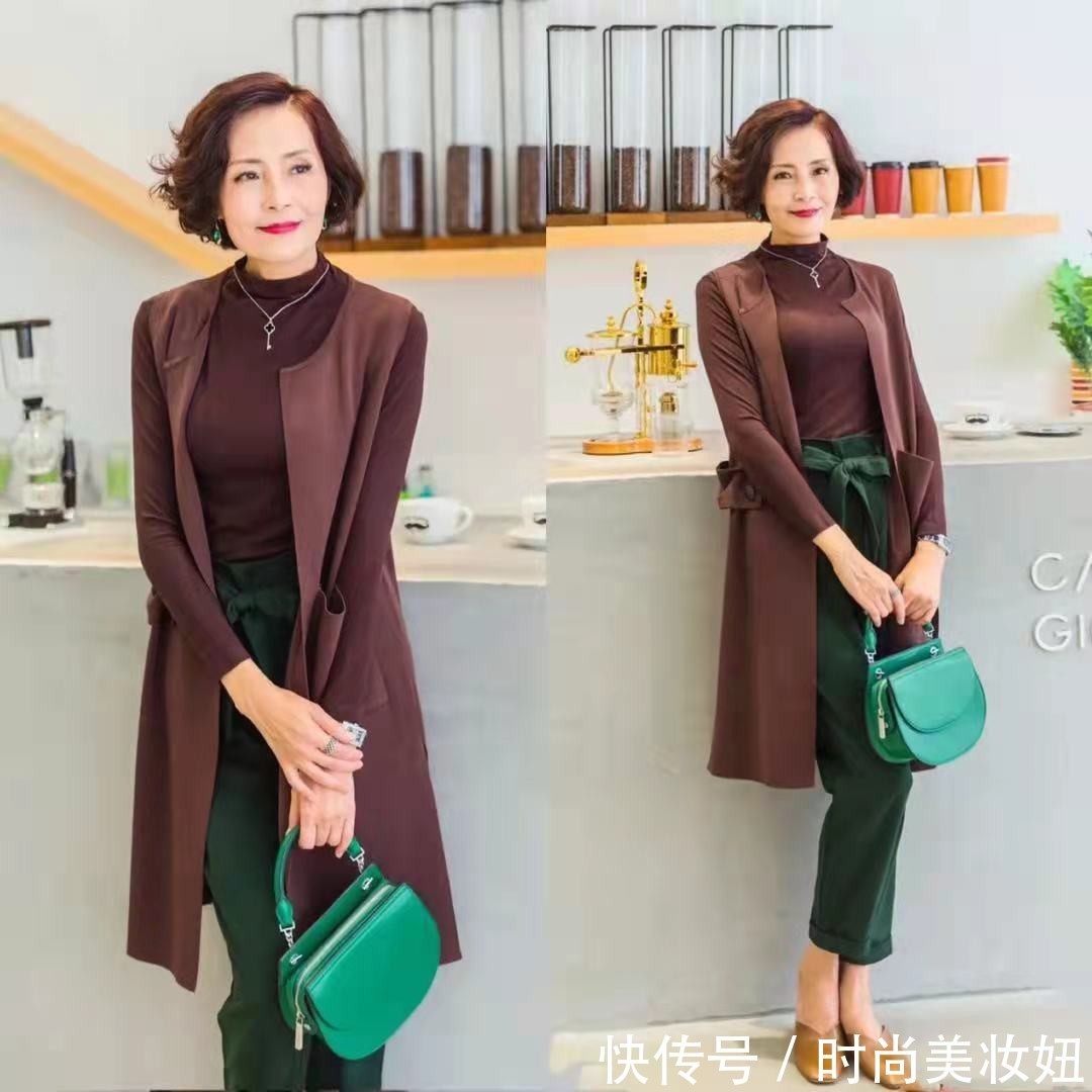 气质|这才是中年妈妈该有的穿搭,端庄优雅又高级,每套都很显气质