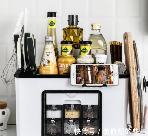 厨房|去表姐家蹭饭,打开厨房门看不到瓶瓶罐罐,布置的真先进,晒晒!