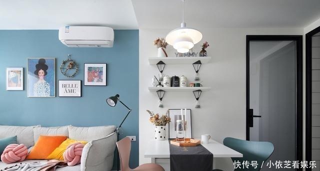 主卧|年轻人的家干嘛要装修的灰突突?青春明媚充满朝气,住着才舒服